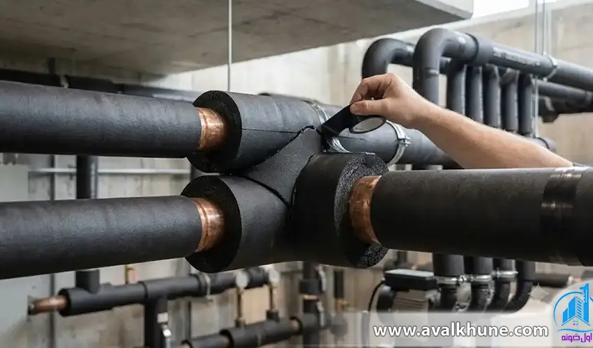 عایق بندی لوله‌‌ها ی ساختمان