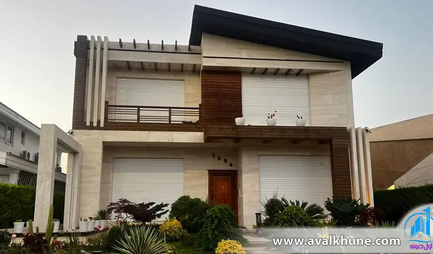 تصویر ویلا پس از بازسازی توسط تیم اول خونه در شهرک خانه دریا