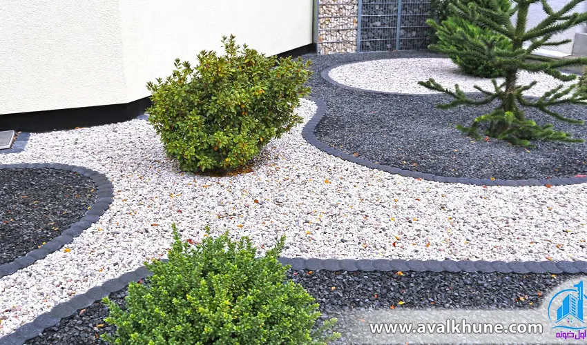 ماسه‌های تزیینی در محوطه سازی