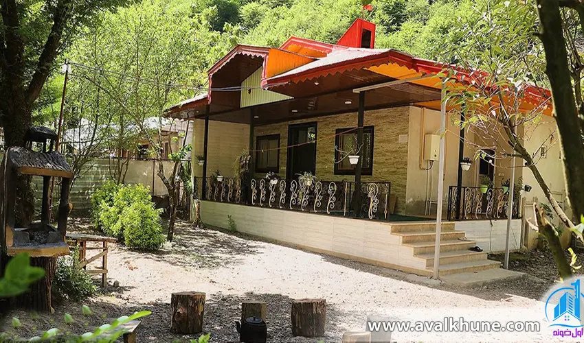 محوطه سازی ویلای شمال