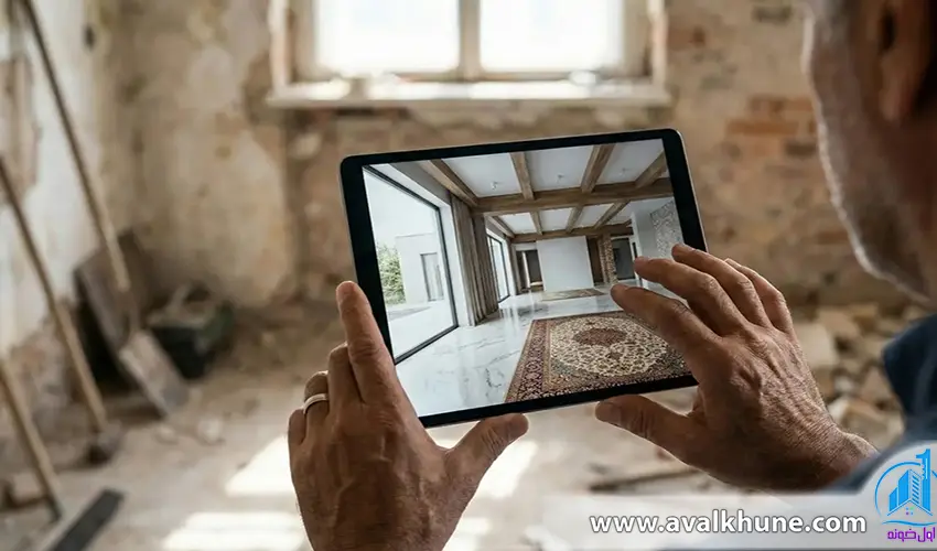 بازسازی ویلای شمال