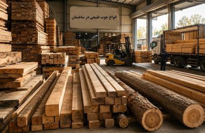 انواع چوب طبیعی در ساختمان