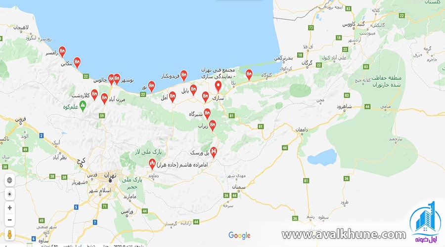 اطلاعاتی درباره بهترین مسیر برای مسافرت به شمال