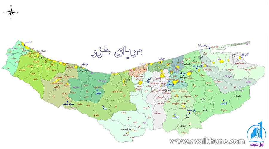 فاصله شهرهای شمال از همدیگر را بشناسید و یک سفر لذت‌بخش داشته باشید!