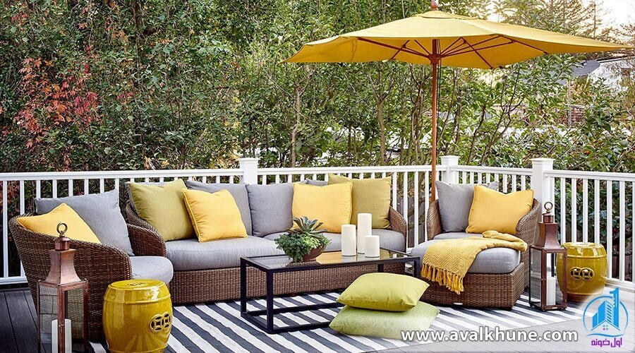 8 نکته برای خرید مبلمان فضای باز  برای محوطه ویلاها