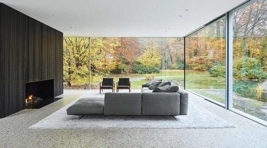 مزایا و معایب استفاده از شیشه در ساخت ویلا