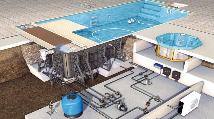 هزینه صفر تا صد لوله کشی ساختمان و استخر در شمال