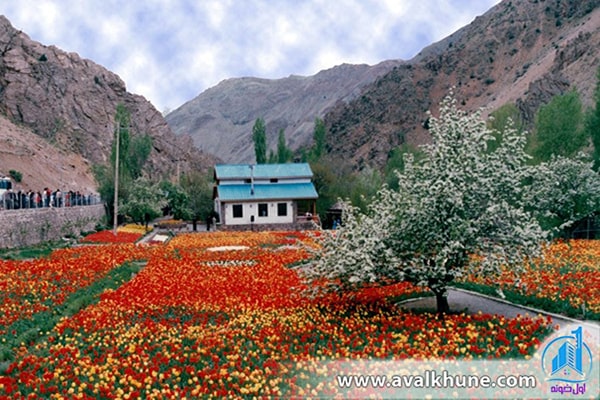 روستای گچسر در جاده کرج به چالوس