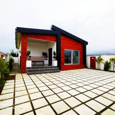 ویلا فلت مدرن نما چوبی