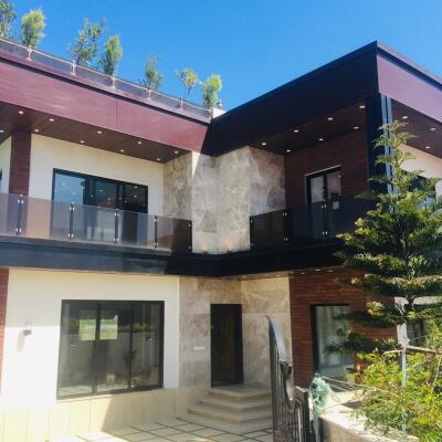 ویلا دوبلکس نما مدرن با سند