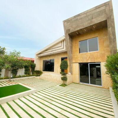 ویلا نیم پیلوت طرح دوبلکس مدرن سنددار