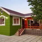 ویلا فلت شیک با نمای فانتزی