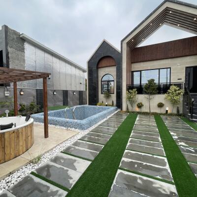 ویلا نما انگلیسی خوش ساخت استخردار