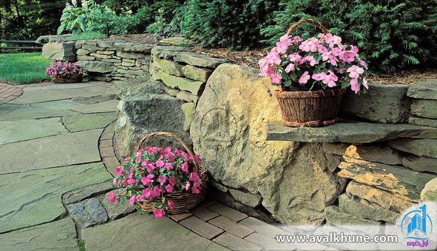 بهترین سنگ ساختمانی برای محوطه سازی باغ و ویلا چیست؟