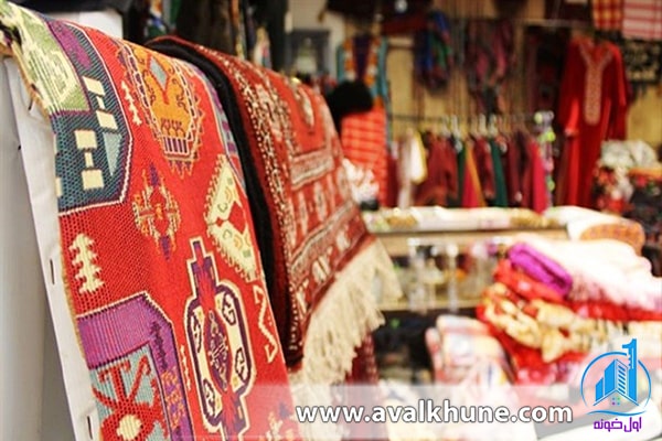 بازار ترکمن ها در شهر ساری