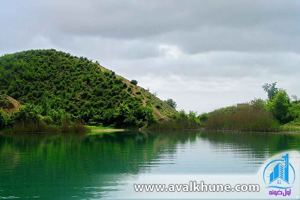 دریاچه سد دریوک در مازندران