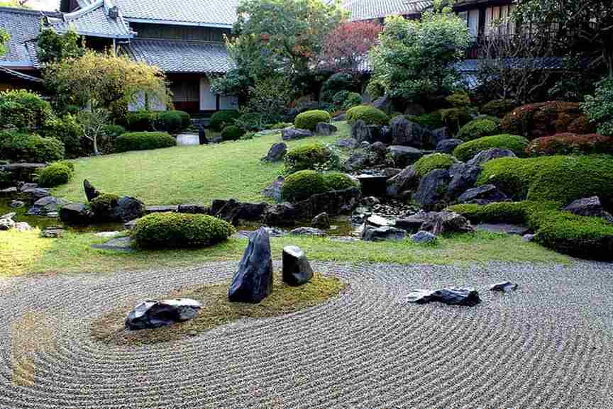محوطه سازی به سبک باغ های ژاپنی-24228